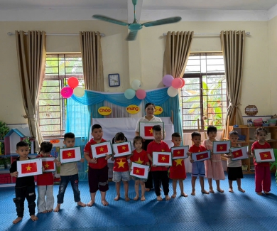 MẦM NON ĐÔNG THÀNH THI ĐUA DẠY TỐT – LẬP THÀNH TÍCH CHÀO MỪNG 30/4